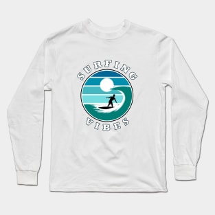 Surfing Vibes – retro 2 - Surfer Long Sleeve T-Shirt